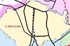 Bản đồ quy hoạch giao thông xã Nho Quan, tỉnh Ninh Bình thời kỳ 2021 - 2030