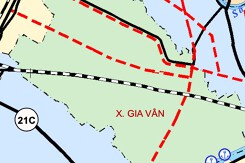 Bản đồ quy hoạch giao thông xã Gia Vân, tỉnh Ninh Bình thời kỳ 2021 - 2030