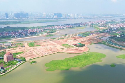 Hình ảnh dự án thành phố thông minh 4,2 tỷ USD đang xây dựng hạ tầng
