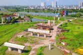 Công trường 'siêu' nút giao Tứ Hiệp vắng vẻ sau 3 năm khởi công