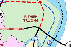 Bản đồ quy hoạch giao thông phường Thiên Trường, tỉnh Ninh Bình thời kỳ 2021 - 2030