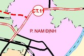Bản đồ quy hoạch giao thông phường Nam Định, tỉnh Ninh Bình thời kỳ 2021 - 2030