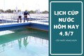 Lịch cúp nước TP HCM ngày 3/7 và ngày 4/7 cúp nước kéo dài nhiều khung giờ tại các phường, xã dịp cuối tuần