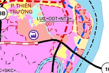 Bản đồ quy hoạch sử dụng đất phường Thiên Trường, tỉnh Ninh Bình thời kỳ 2021 - 2030