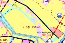 Bản đồ quy hoạch sử dụng đất xã Đại Hoàng, tỉnh Ninh Bình thời kỳ 2021 - 2030