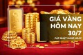 Giá vàng hôm nay 30/7: Vàng SJC, vàng nhẫn đồng loạt tăng trở lại 2,5 triệu đồng/lượng