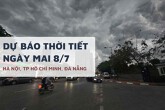 Dự báo thời tiết ngày mai 8/7, Hà Nội mưa dông về chiều tối, TP HCM có nơi mưa to, Đà Nẵng nắng nóng trở lại