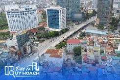[Photostory] Khu đất vàng sát ga metro trên đường Nguyễn Chí Thanh dự kiến xây tổ hợp văn phòng, thương mại dịch vụ