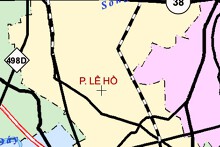 Bản đồ quy hoạch giao thông phường Lê Hồ, tỉnh Ninh Bình thời kỳ 2021 - 2030