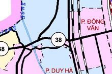 Bản đồ quy hoạch giao thông phường Duy Hà, tỉnh Ninh Bình thời kỳ 2021 - 2030