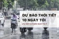 Dự báo thời tiết 10 ngày tới (9/7 đến 19/7) Hà Nội, Quảng Ninh, Thanh Hóa, Nghệ An mưa lớn; Huế, Đà Nẵng nắng nóng diện rộng