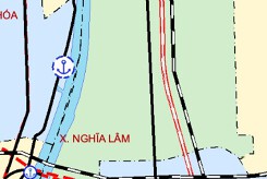 Bản đồ quy hoạch giao thông xã Nghĩa Lâm, tỉnh Ninh Bình thời kỳ 2021 - 2030