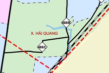 Bản đồ quy hoạch giao thông xã Hải Quang, tỉnh Ninh Bình thời kỳ 2021 - 2030