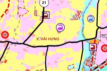 Bản đồ quy hoạch sử dụng đất xã Hải Hưng, tỉnh Ninh Bình thời kỳ 2021 - 2030