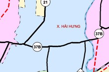 Bản đồ quy hoạch giao thông xã Hải Hưng, tỉnh Ninh Bình thời kỳ 2021 - 2030