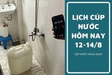 Lịch cúp nước TP HCM ngày 12/8 đến ngày 14/8 cập nhật các tuyến đường, khu phố, hẻm tiếp tục cúp nước từ đêm đến rạng sáng
