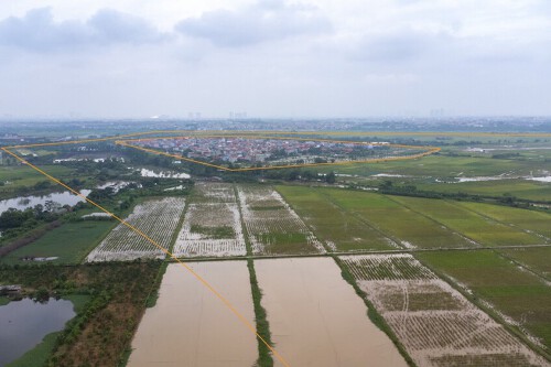 Toàn cảnh Khu đô thị đa mục tiêu Thư Lâm vừa được giao đất của Tập đoàn Tương lai sông Hồng