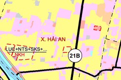 Bản đồ quy hoạch sử dụng đất xã Hải An, tỉnh Ninh Bình thời kỳ 2021 - 2030