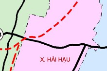 Bản đồ quy hoạch giao thông xã Hải Hậu, tỉnh Ninh Bình thời kỳ 2021 - 2030