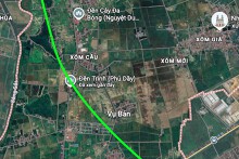 Đường sẽ mở ở xã Vụ Bản, tỉnh Ninh Bình