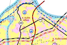 Bản đồ quy hoạch sử dụng đất xã Xuân Hồng, tỉnh Ninh Bình thời kỳ 2021 - 2030