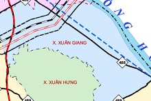 Bản đồ quy hoạch giao thông xã Xuân Giang, tỉnh Ninh Bình thời kỳ 2021 - 2030
