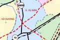 Bản đồ quy hoạch giao thông xã Vụ Bản, tỉnh Ninh Bình thời kỳ 2021 - 2030