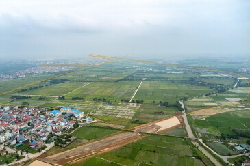 Hiện trạng Khu đô thị đa mục tiêu Đông Anh của Tập đoàn Tương lai Sông Hồng