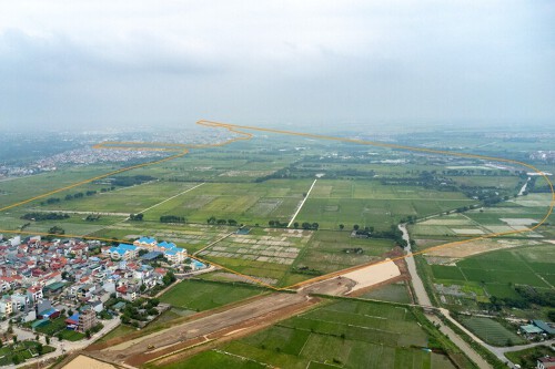 Hiện trạng Khu đô thị đa mục tiêu Đông Anh của Tập đoàn Tương lai Sông Hồng