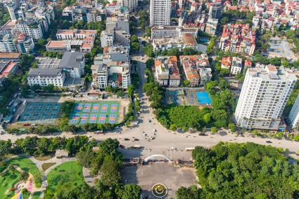 Giá đất các tuyến đường khu vực Công viên Cầu Giấy