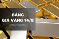 Bảng giá vàng hôm nay 14/8: Vàng miếng, vàng nhẫn và nữ trang đồng loạt giảm mạnh