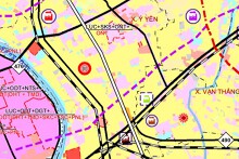 Bản đồ quy hoạch sử dụng đất xã Ý Yên, tỉnh Ninh Bình thời kỳ 2021 - 2030