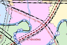 Bản đồ quy hoạch giao thông xã Yên Đồng, tỉnh Ninh Bình thời kỳ 2021 - 2030