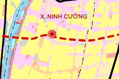 Bản đồ quy hoạch sử dụng đất xã Ninh Cường, tỉnh Ninh Bình thời kỳ 2021 - 2030
