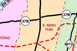 Bản đồ quy hoạch giao thông xã Minh Thái, tỉnh Ninh Bình thời kỳ 2021 - 2030