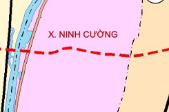 Bản đồ quy hoạch giao thông xã Ninh Cường, tỉnh Ninh Bình thời kỳ 2021 - 2030