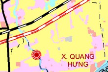 Bản đồ quy hoạch sử dụng đất xã Quang Hưng, tỉnh Ninh Bình thời kỳ 2021 - 2030