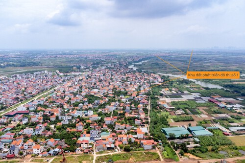 Toàn cảnh 520 ha đất Mê Linh - Thiên Lộc dự kiến đối ứng cho Trục đại lộ cảnh quan sông Hồng