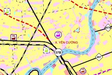 Bản đồ quy hoạch sử dụng đất xã Yên Cường, tỉnh Ninh Bình thời kỳ 2021 - 2030