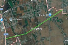 Đường sẽ mở ở xã Quang Hưng, tỉnh Ninh Bình