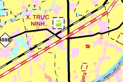 Bản đồ quy hoạch sử dụng đất xã Trực Ninh, tỉnh Ninh Bình thời kỳ 2021 - 2030