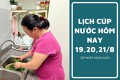 Lịch cúp nước TP HCM ngày 19/8 đến ngày 21/8 mất nước tại hàng loạt khu vực, tuyến phố địa bàn trung tâm