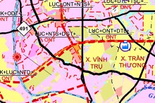 Bản đồ quy hoạch sử dụng đất xã Vĩnh Trụ, tỉnh Ninh Bình thời kỳ 2021 - 2030