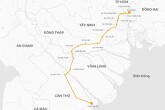 Cần Thơ muốn làm 80 km đường sắt nối cảng Trần Đề