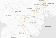 Cần Thơ muốn làm 80 km đường sắt nối cảng Trần Đề