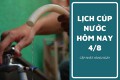 Lịch cúp nước TP HCM ngày 4/8 và sáng ngày 5/8 mất nước tại hàng loạt khu vực, tuyến phố địa bàn trung tâm vào ngày cuối tuần