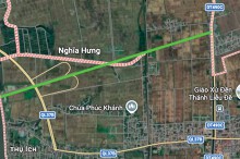 Đường sẽ mở ở xã Nghĩa Hưng, tỉnh Ninh Bình