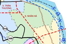 Bản đồ quy hoạch giao thông xã Nhân Hà, tỉnh Ninh Bình thời kỳ 2021 - 2030