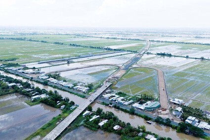 Bổ sung 27 km đường gom hai bên cao tốc Châu Đốc - Cần Thơ - Sóc Trăng, hoàn thành sau một năm