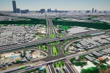 Thiết kế quốc lộ 13 mở rộng gần gấp ba lần